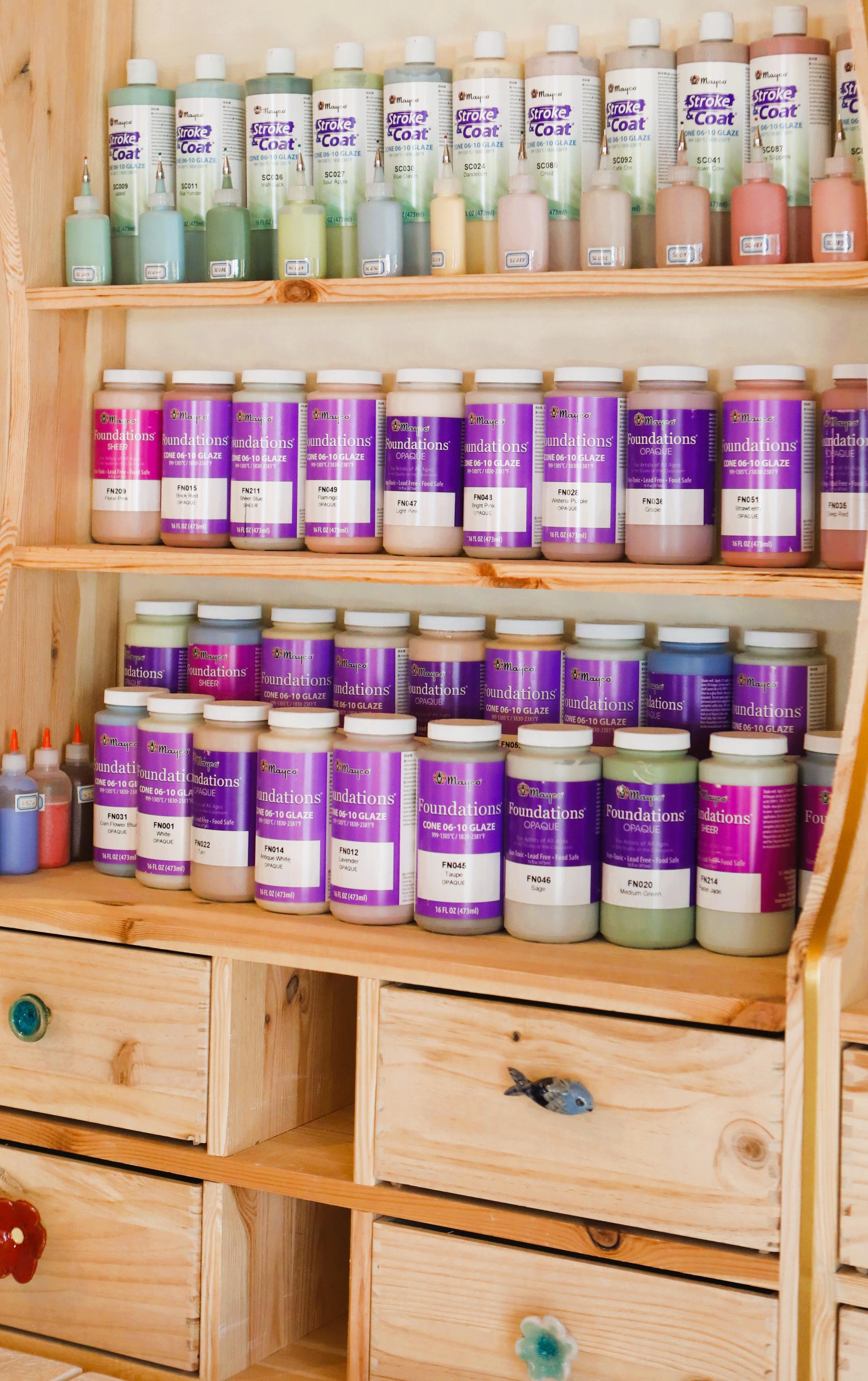 Detailaufnahme im Atelier Trefflich